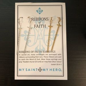My Saint My Hero Earrings- set of two